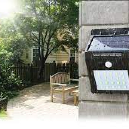 Solar Powered Motion Sensor LED Light-