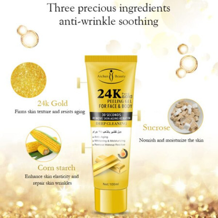24k Pure Gold Peeling Gel